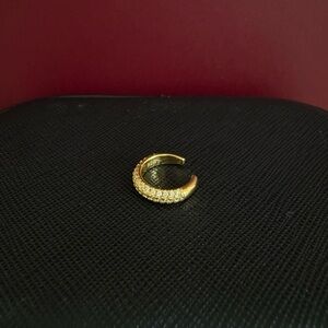 Gold Plated CZ Pavé Ear Cuff